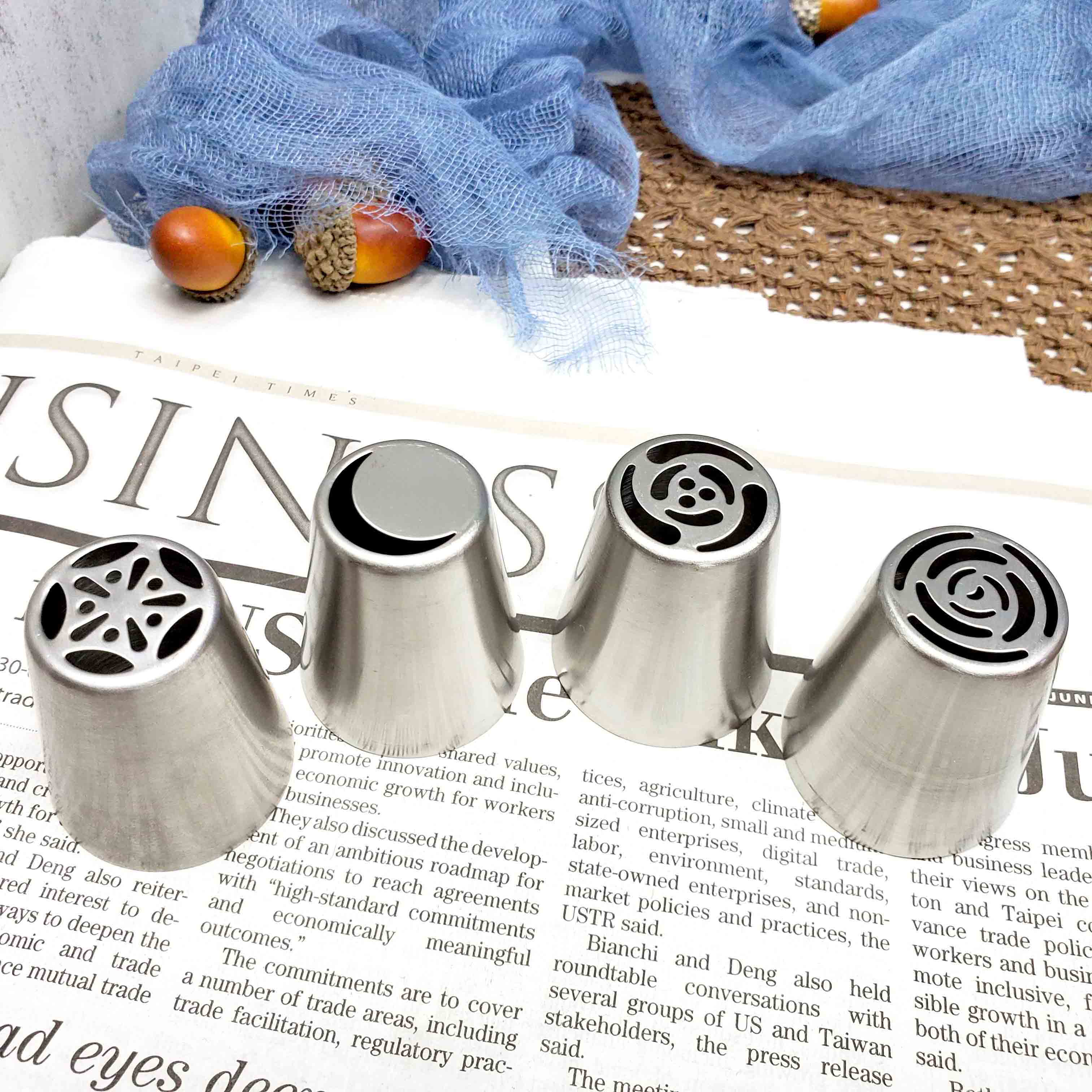 俄羅斯不鏽鋼4入花嘴