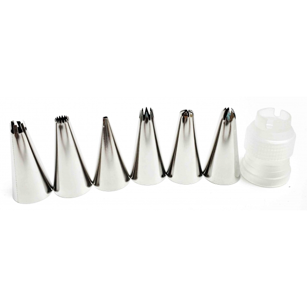HS-706 不鏽鋼六入花嘴組(小號)