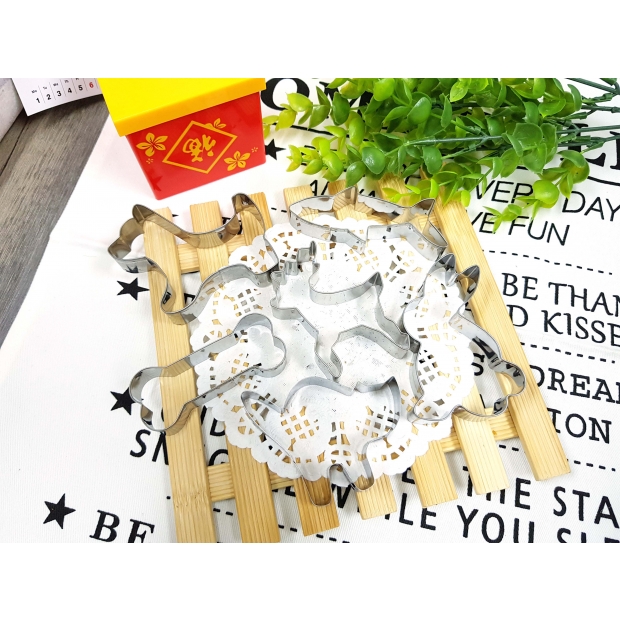 8708S 不鏽鋼可愛動物餅乾模 (6入)