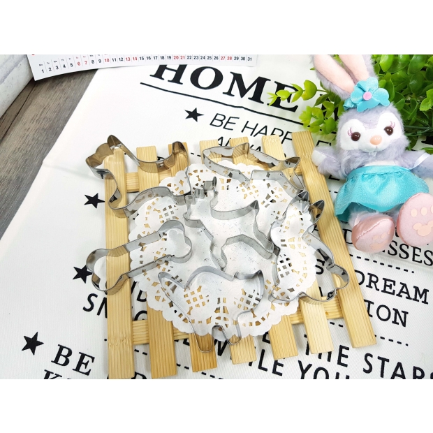 8708S 不鏽鋼可愛動物餅乾模 (6入)