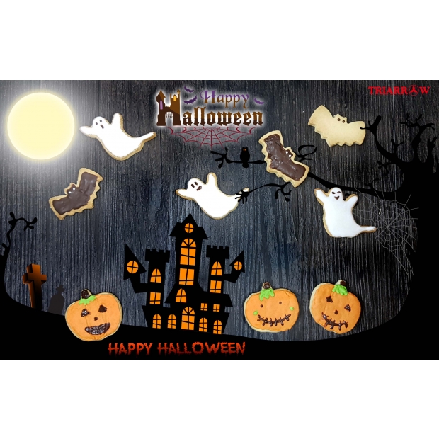 8723S 9入聖誕萬聖餅乾組