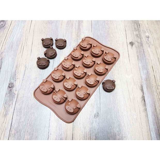 2055 可愛豬豬巧克力模