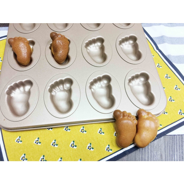 G7271 金不沾 腳丫子12連烤模