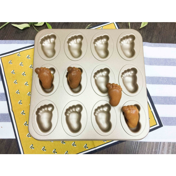 G7271 金不沾 腳丫子12連烤模
