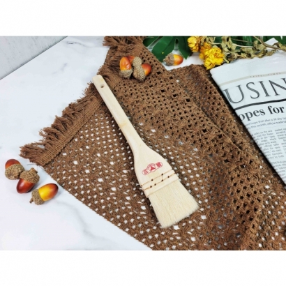 61168 4CM高級羊毛刷(木柄)