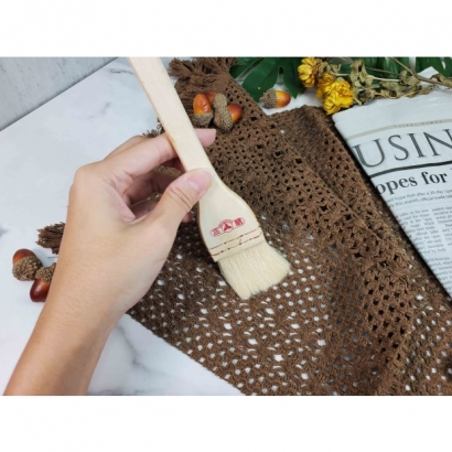 61168 4CM高級羊毛刷(木柄)