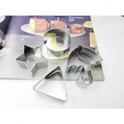 8732S 椪糖不鏽鋼餅乾模4入