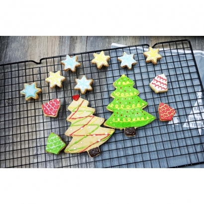 8725S 創意手繪聖誕樹套組餅乾模