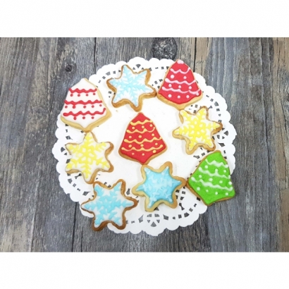 8725S 創意手繪聖誕樹套組餅乾模
