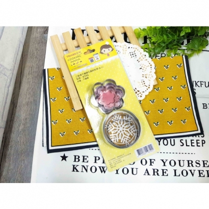 8709S 不鏽鋼花圓餅乾模 (大中小)