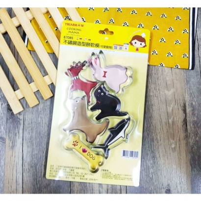 8708S 不鏽鋼可愛動物餅乾模 (6入)