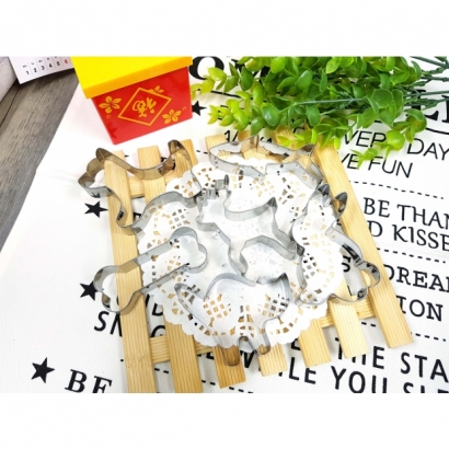 8708S 不鏽鋼可愛動物餅乾模 (6入)