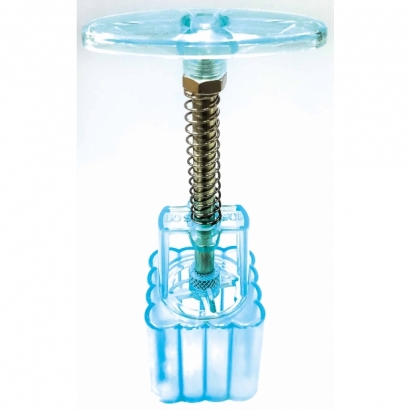 TR-048C-2 1.2兩 藍水晶手工糕餅模-方形 TR-048C-2 1.2兩 藍水晶手工糕餅模-方形