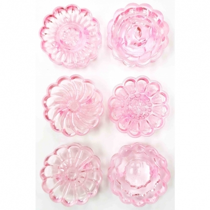 TR-037C-2 1.2兩 立體 粉水晶手工糕餅模