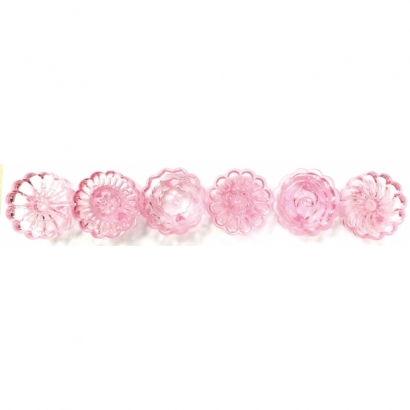 TR-037C-2 1.2兩 立體 粉水晶手工糕餅模