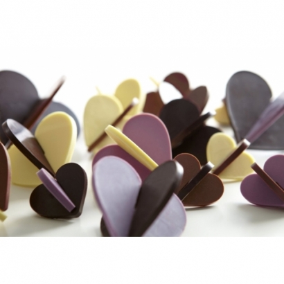 2030 3D愛心巧克力模