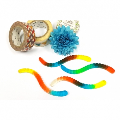 2054 32連海洋蚯蚓軟糖模 2054 32連海洋蚯蚓軟糖模