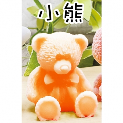 2062 3D可愛造型矽膠模-小熊