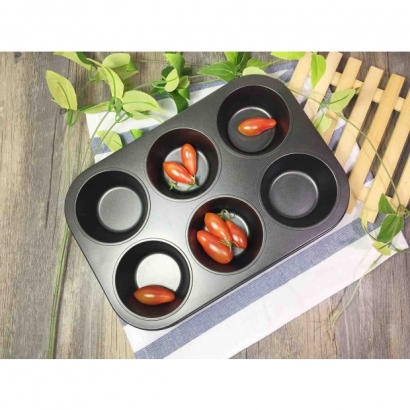 6868NS 六連杯圓形蛋糕模